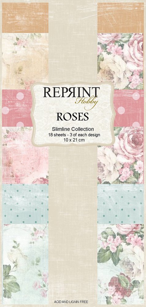 Reprint Roses Slimline Paper Pack (RPS001) (OUTLET)