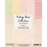 Reprint Basic Collection Summer 6x6 Inch Paper Pack (RPP058) (DISCONTINUED)