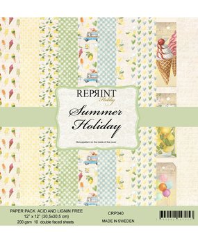 Reprint Summer Holiday Collection 12x12 Inch Paper Pack (CRP040) (DISCONTINUED)