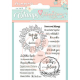 Stamperia Celebration Quotes Clear Stamps (WTKJR37) (DISCONTINUED)