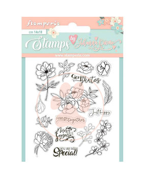 Stamperia Celebration Siempre Juntos Clear Stamps (WTKJR36) (DISCONTINUED)