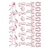 Stencil A4 Romantic Horses Running Horses (KSG470) (DISCONTINUED)