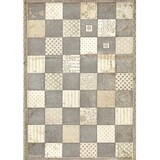 Stamperia Rice Paper A4 Alice Chessboard (6 pcs) (DFSA4605) (DISCONTINUED)