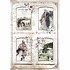Rice Paper A4 Romantic Horses 4 Frames (6 pcs) (DFSA4581) (DISCONTINUED)