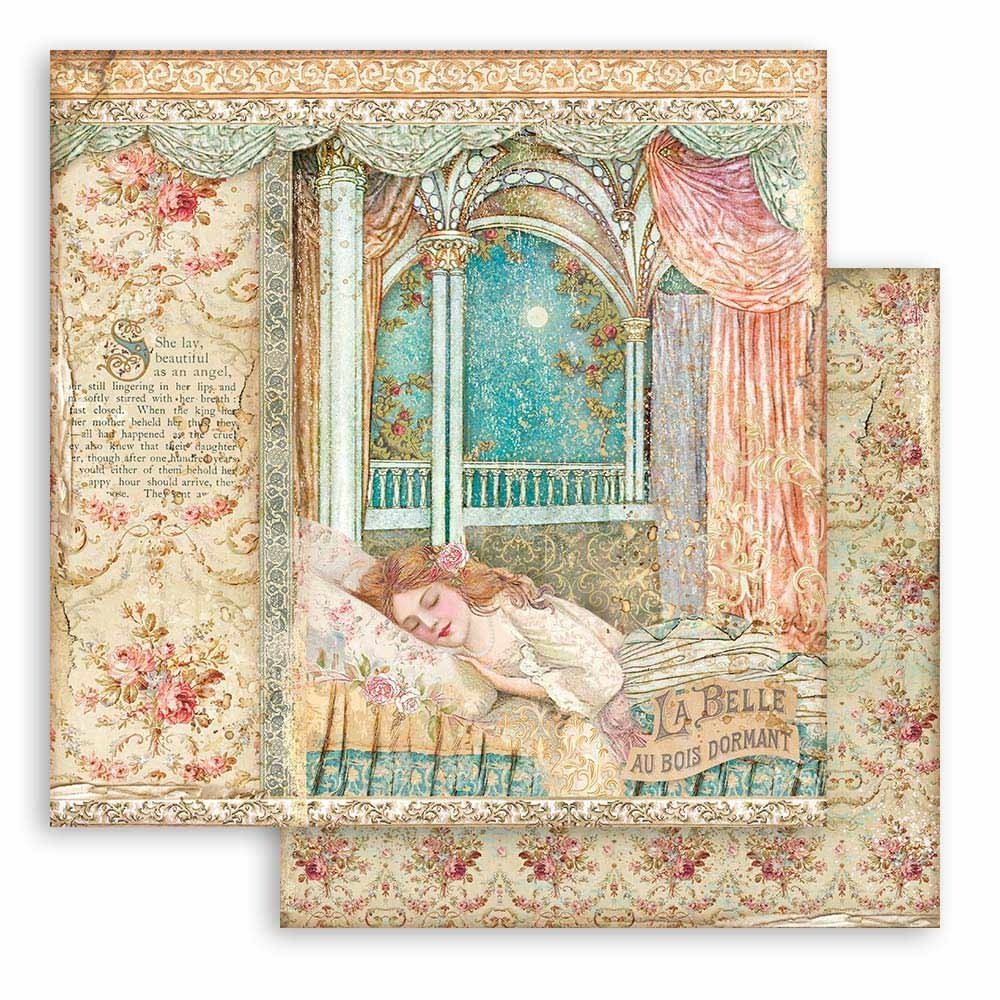 Stamperia Sleeping Beauty 12x12 Inch Paper Pack (SBBL89) (DISCONTINUED)