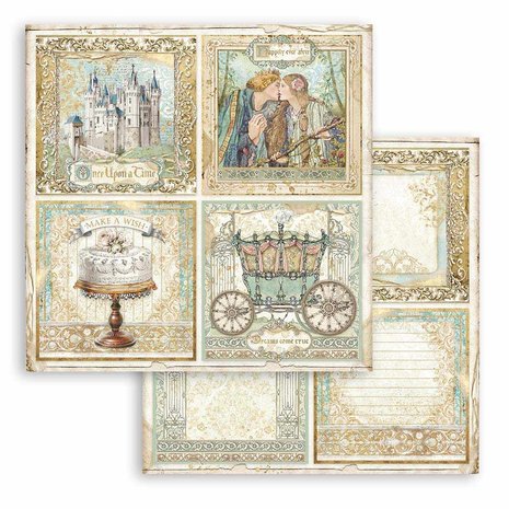 Stamperia Sleeping Beauty 12x12 Inch Paper Pack (SBBL89) (DISCONTINUED)
