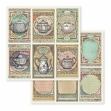 Stamperia Alice Tea Time 12x12 Inch Paper Sheets (10pcs) (SBB583) (DISCONTINUED)