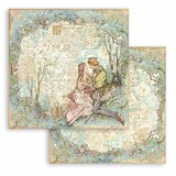 Stamperia Sleeping Beauty Lovers 12x12 Inch Paper Sheets (10pcs) (SBB795) (DISCONTINUED)