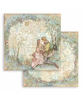 Stamperia Sleeping Beauty Lovers 12x12 Inch Paper Sheets (10pcs) (SBB795) (DISCONTINUED)