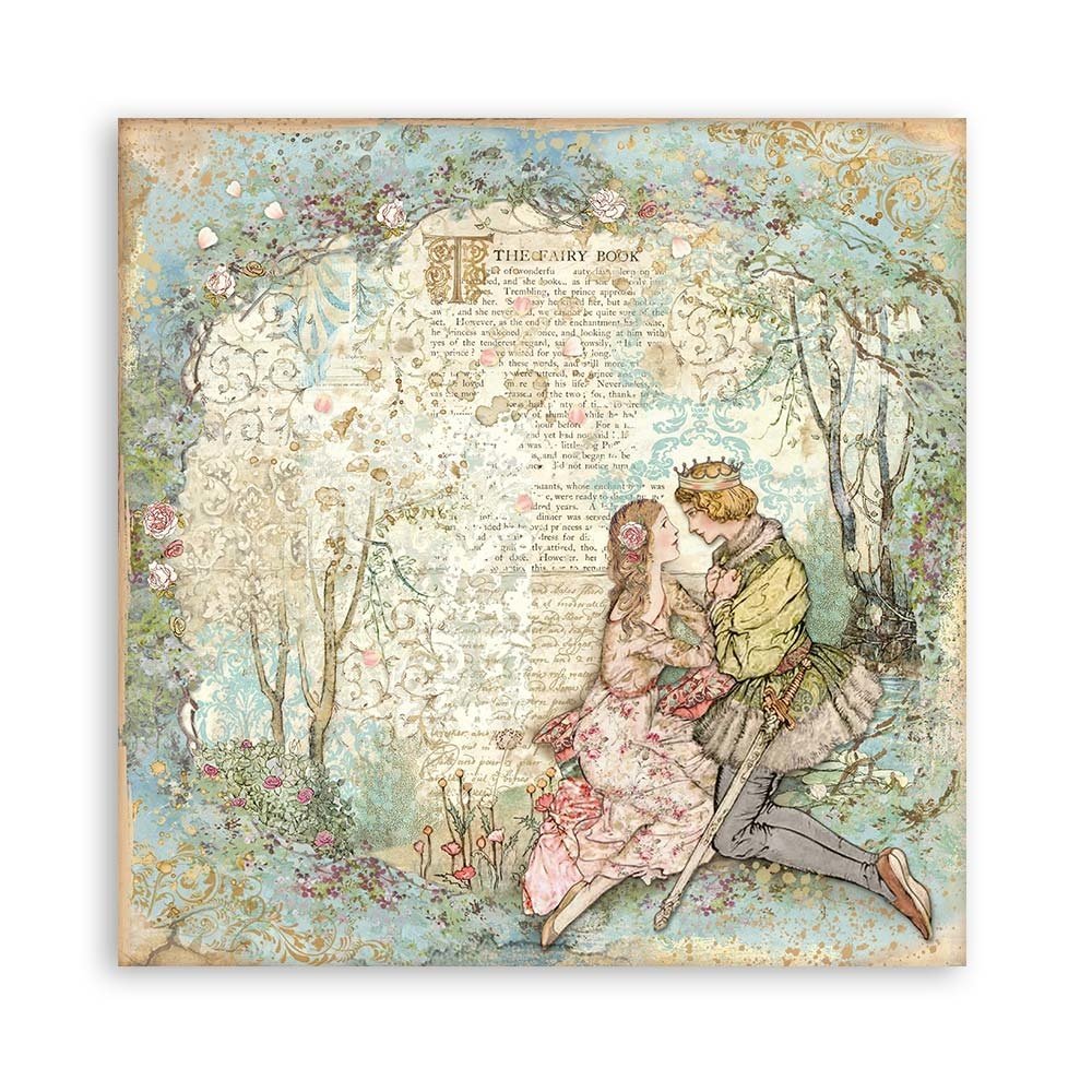 Stamperia Sleeping Beauty Lovers 12x12 Inch Paper Sheets (10pcs) (SBB795) (DISCONTINUED) Stamperia Sleeping Beauty Lovers 12x12 Inch Paper Sheets (10pcs) (SBB795) (DISCONTINUED)