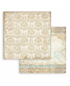 Stamperia Sleeping Beauty Texture Gold 12x12 Inch Paper Sheets (10pcs) (SBB797) (DISCONTINUED)