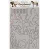 Stamperia Greyboard A4 Romantic Horses Trophy (KLSPDA434) (DISCONTINUED)