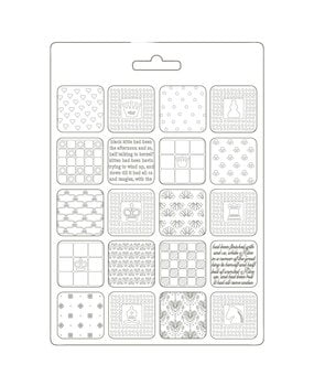 Stamperia Soft Mould A5 Alice Patchwork (K3PTA589) (OUTLET)