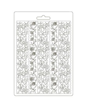 Stamperia Soft Mould A5 Alice Borders (K3PTA588) (DISCONTINUED) Stamperia Soft Mould A5 Alice Borders (K3PTA588) (DISCONTINUED)