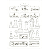 Stamperia Soft Mould A4 Alice Chessboard (K3PTA4507) (DISCONTINUED)