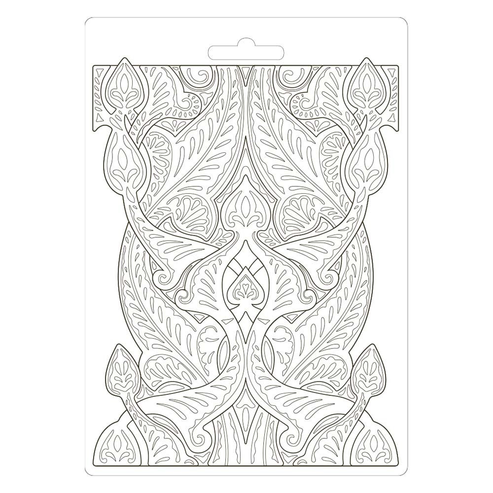 Stamperia Soft Mould A5 Romantic Horses Saddle Pattern (K3PTA583) (DISCONTINUED)