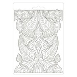 Stamperia Soft Mould A5 Romantic Horses Saddle Pattern (K3PTA583) (DISCONTINUED)