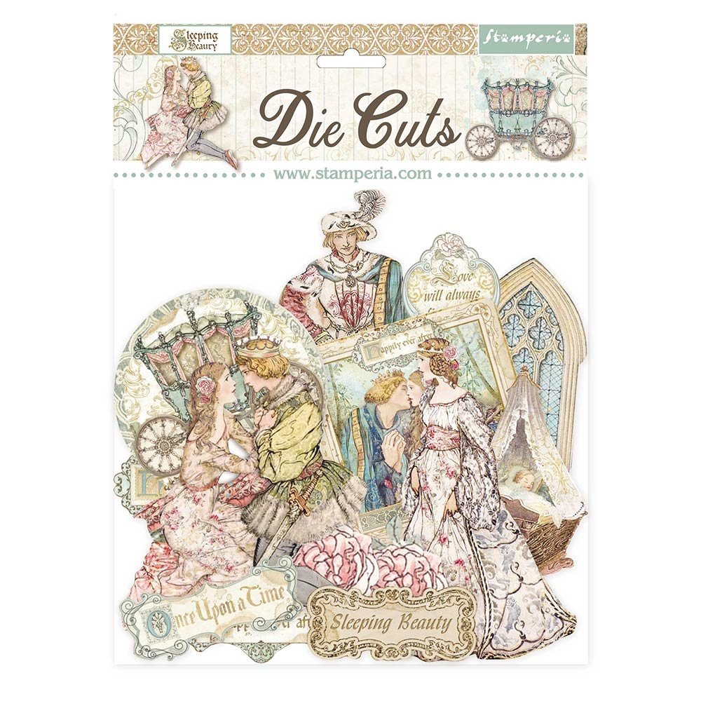 Stamperia Sleeping Beauty Die Cuts (DFLDC39) (DISCONTINUED)