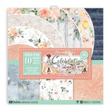 Stamperia Celebration 8x8 Inch Paper Pack (SBBS37) (DISCONTINUED)