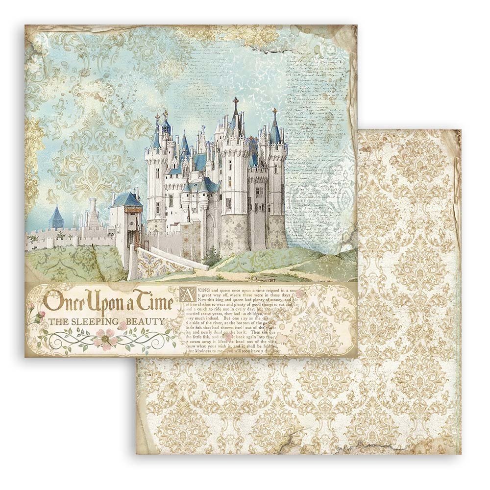 Stamperia Sleeping Beauty 8x8 Inch Paper Pack (SBBS38) (DISCONTINUED)