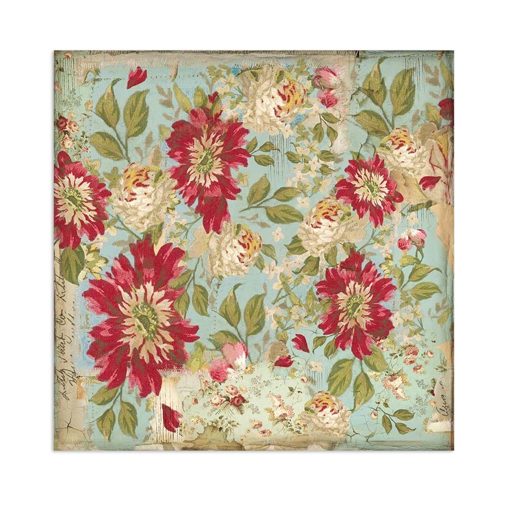 Stamperia Alice Backgrounds 8x8 Inch Paper Pack (SBBS46)