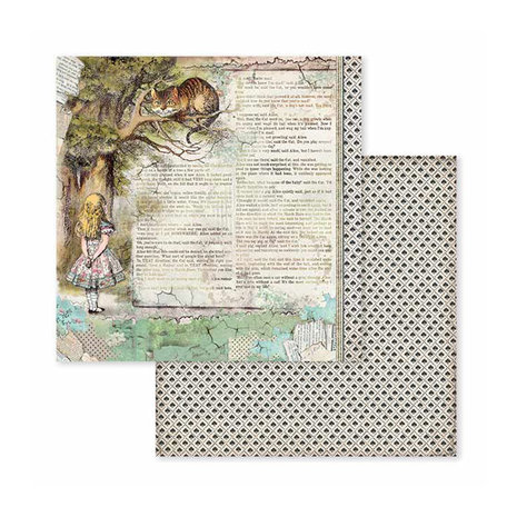 Stamperia Alice in Wonderland 6x6 Inch Paper Pack (SBBXS03) (DISCONTINUED) Stamperia Alice in Wonderland 6x6 Inch Paper Pack (SBBXS03) (DISCONTINUED)