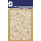 Aurelie Buttons Background Embossing Folder (AUEF1004) (OUTLET)