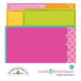 Doodlebug Design Bright Assortment Cards & Envelopes (7274) (DISCONTINUED)