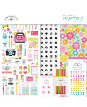 Doodlebug Design Cute & Crafty 12x12 Inch Essentials Kit (7293) (DISCONTINUED)