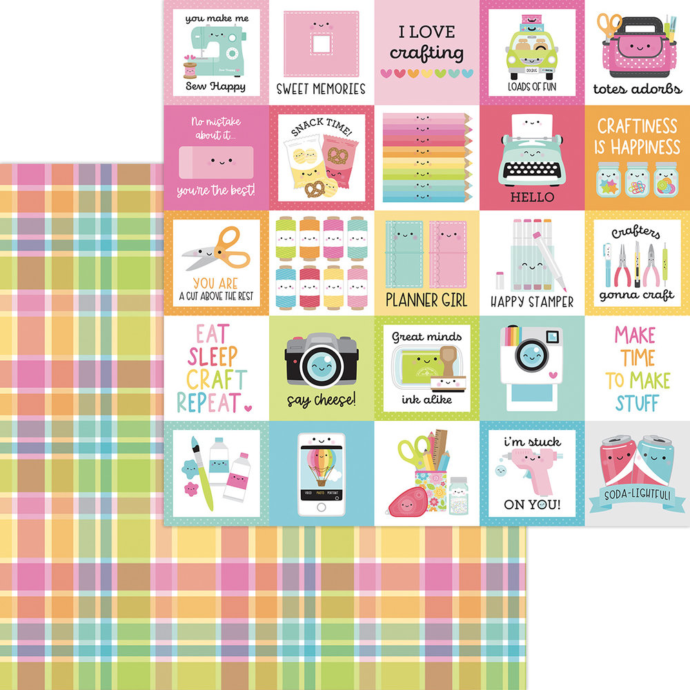 Doodlebug Design Cute & Crafty 12x12 Inch Paper Pack (7290) (DISCONTINUED) Doodlebug Design Cute & Crafty 12x12 Inch Paper Pack (7290) (DISCONTINUED)