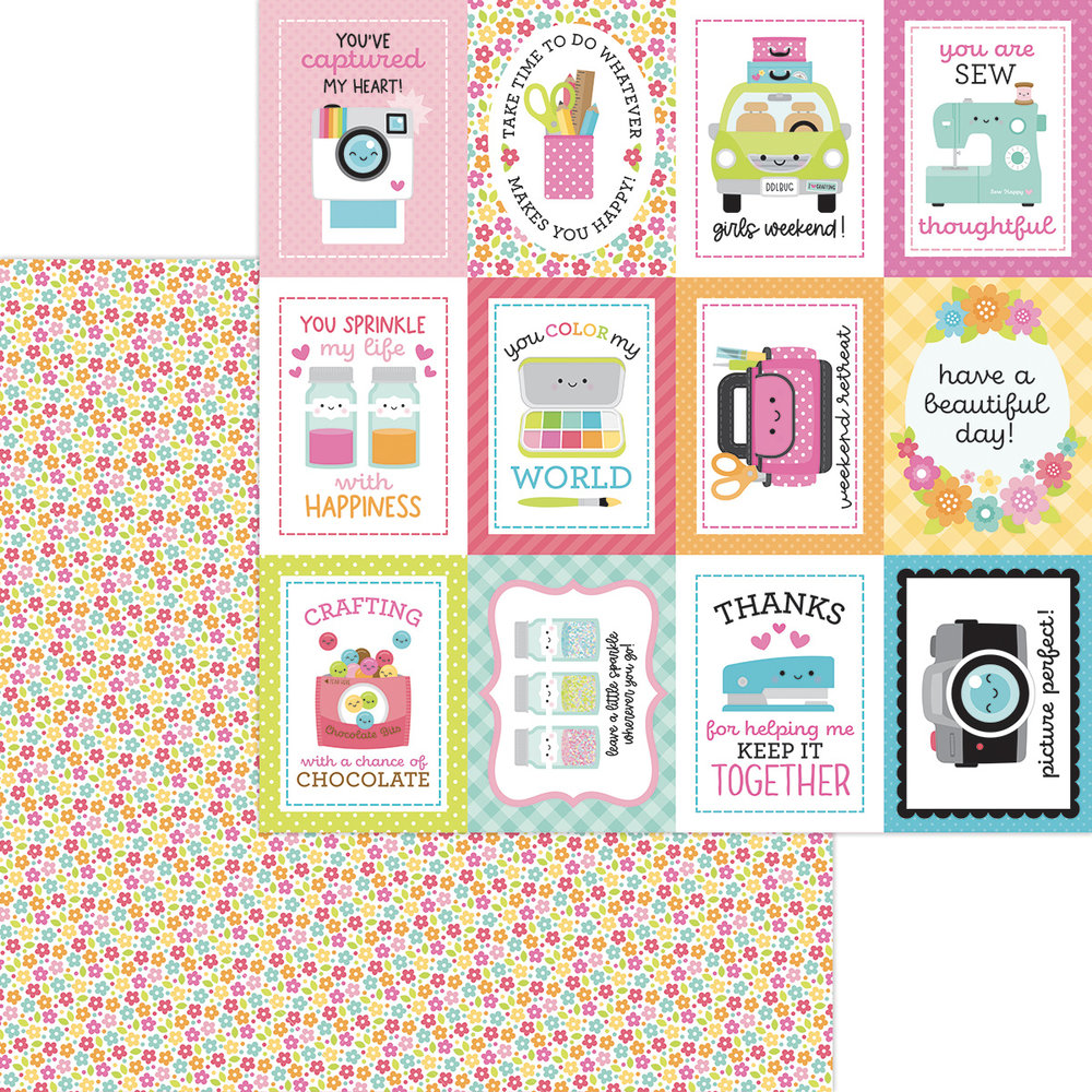 Doodlebug Design Cute & Crafty 12x12 Inch Paper Pack (7290) (DISCONTINUED) Doodlebug Design Cute & Crafty 12x12 Inch Paper Pack (7290) (DISCONTINUED)