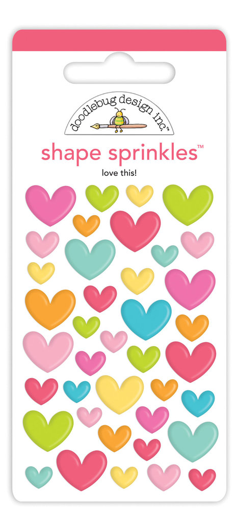 Doodlebug Design Love This! Shape Sprinkles (7252) (DISCONTINUED) Doodlebug Design Love This! Shape Sprinkles (7252) (DISCONTINUED)