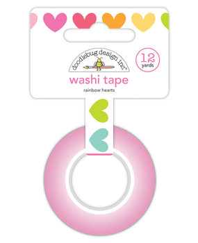 Doodlebug Design Rainbow Hearts Washi Tape (7246) (DISCONTINUED)