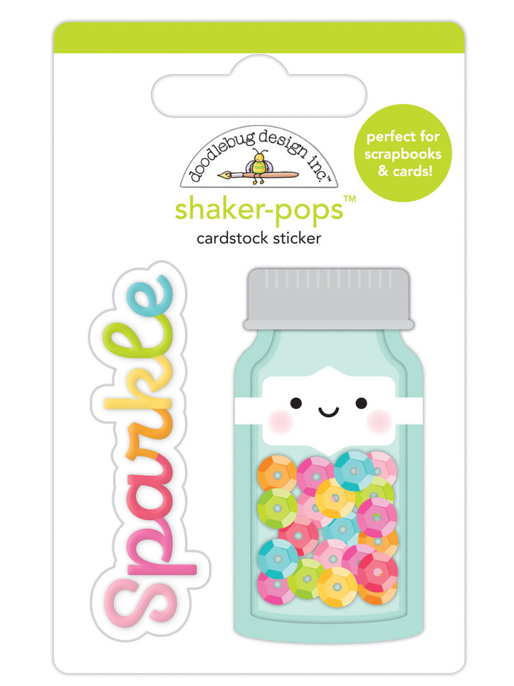 Doodlebug Design Sequin Jar Shaker-Pops (7259) (OUTLET)