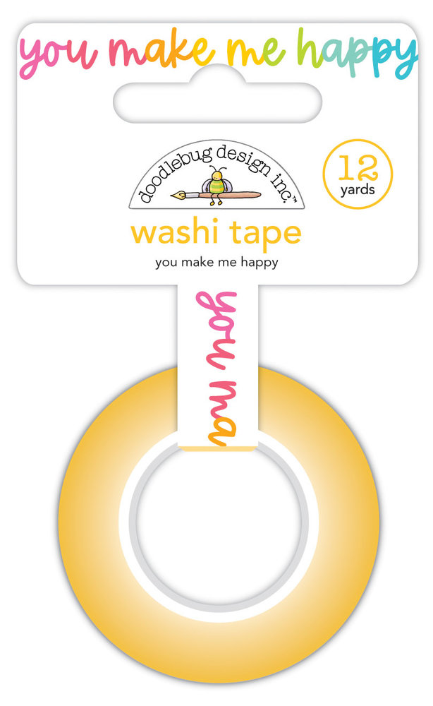 Doodlebug Design You Make Me Happy Washi Tape (7245) (DISCONTINUED) Doodlebug Design You Make Me Happy Washi Tape (7245) (DISCONTINUED)