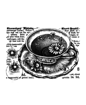 Crafty Individuals 8d Shrewsbury Biscuits Unmounted Rubber Stamps (CI-577) (OUTLET)