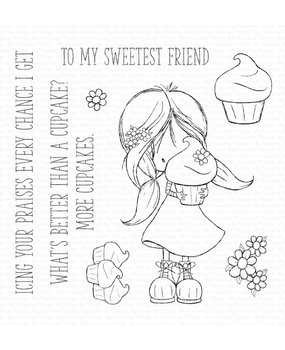 My Favorite Things Cupcake Cutie Clear Stamps (TI-006) (OUTLET)