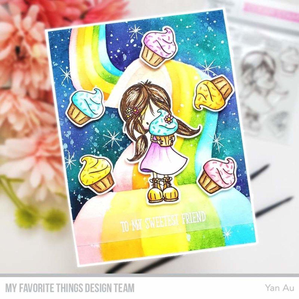 My Favorite Things Cupcake Cutie Clear Stamps (TI-006) (OUTLET)