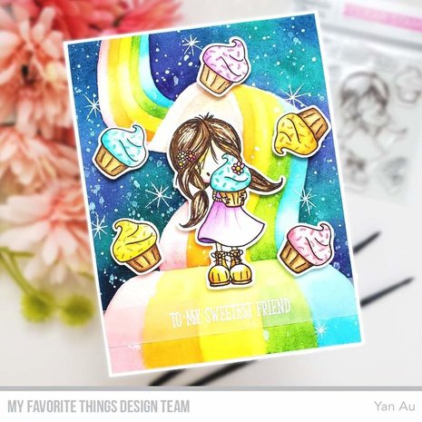 My Favorite Things Cupcake Cutie Clear Stamps (TI-006) (OUTLET)