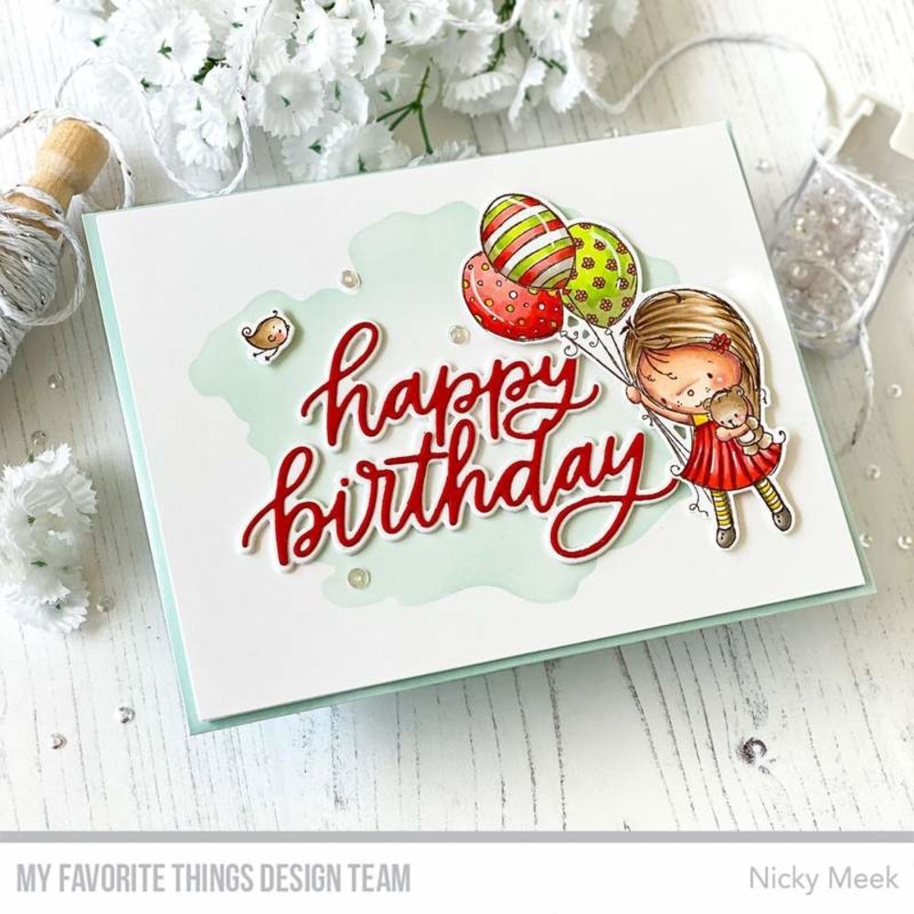 My Favorite Things Beautiful Birthday Girl Die-namics (MFT-2037) (OUTLET)
