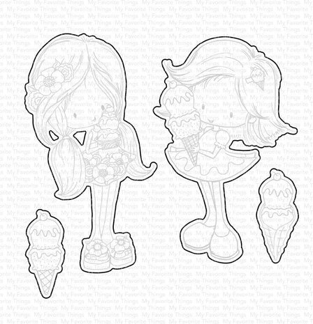 My Favorite Things Double Scoop of Cute Die-namics (MFT-2045) (OUTLET) My Favorite Things Double Scoop of Cute Die-namics (MFT-2045) (OUTLET)