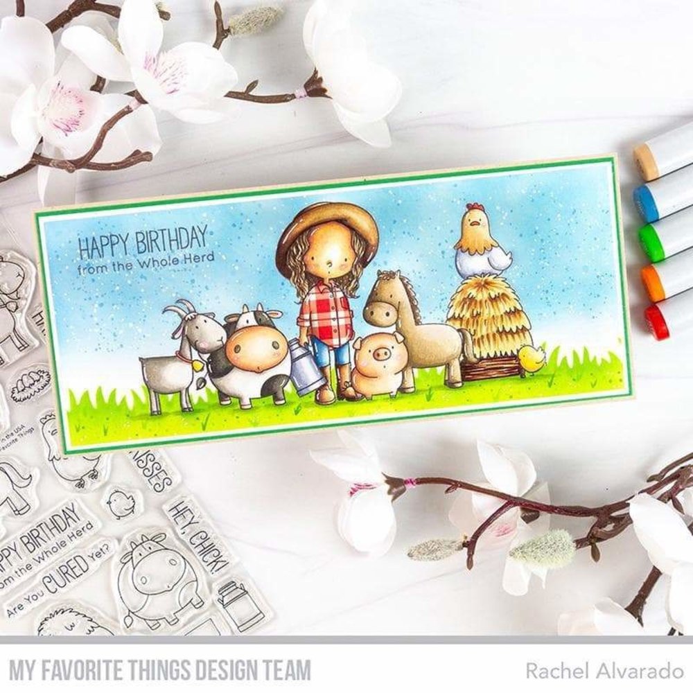 My Favorite Things Green Pastures Clear Stamps (BB-137) (OUTLET)