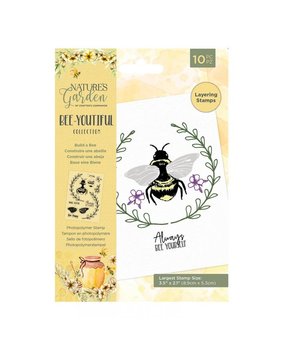 Crafter's Companion Bee-Youtiful Collection Clear Stamps Build a Bee (NG-BEY-STP-BABE) (OUTLET)
