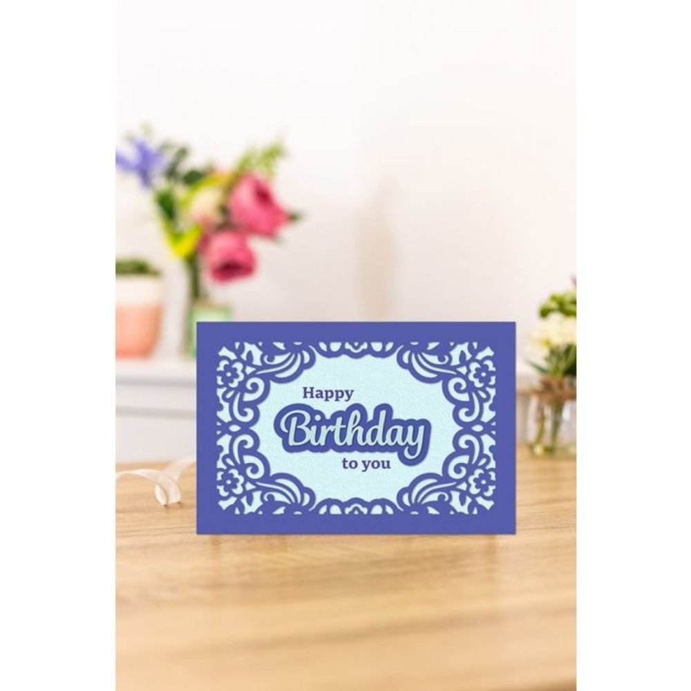 Gemini Floral Opulence Frame Stamp & Die (GEM-STD-FLOF) (DISCONTINUED)