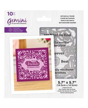 Gemini Botanical Frame Stamp & Die (GEM-STD-BOTF) (DISCONTINUED) Gemini Botanical Frame Stamp & Die (GEM-STD-BOTF) (DISCONTINUED)