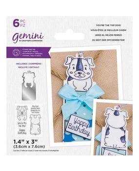Gemini You're the Top Dog! Stamp & Die (GEM-STD-YTTD) (OUTLET)