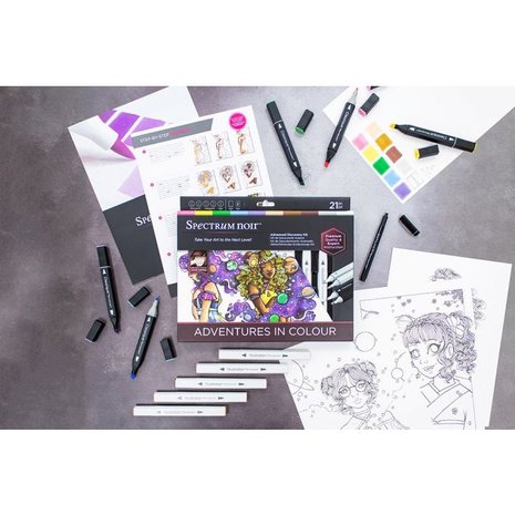 Spectrum Noir Pro Colour Adventures in Colouring Kit | Michaels