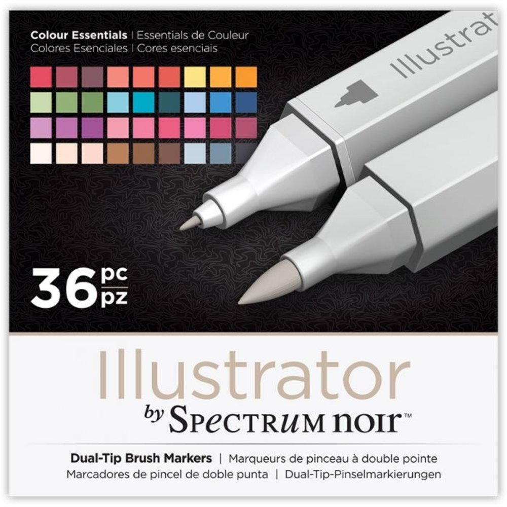 Spectrum Noir Illustrator Box Colour Essentials (36pcs) (SPECN-IL36-CLRESS) Spectrum Noir Illustrator Box Colour Essentials (36pcs) (SPECN-IL36-CLRESS)