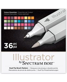 Spectrum Noir Illustrator Box Colour Essentials (36pcs) (SPECN-IL36-CLRESS) Spectrum Noir Illustrator Box Colour Essentials (36pcs) (SPECN-IL36-CLRESS)