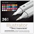 Illustrator Box Colour Essentials (36pcs) (SPECN-IL36-CLRESS) Illustrator Box Colour Essentials (36pcs) (SPECN-IL36-CLRESS)